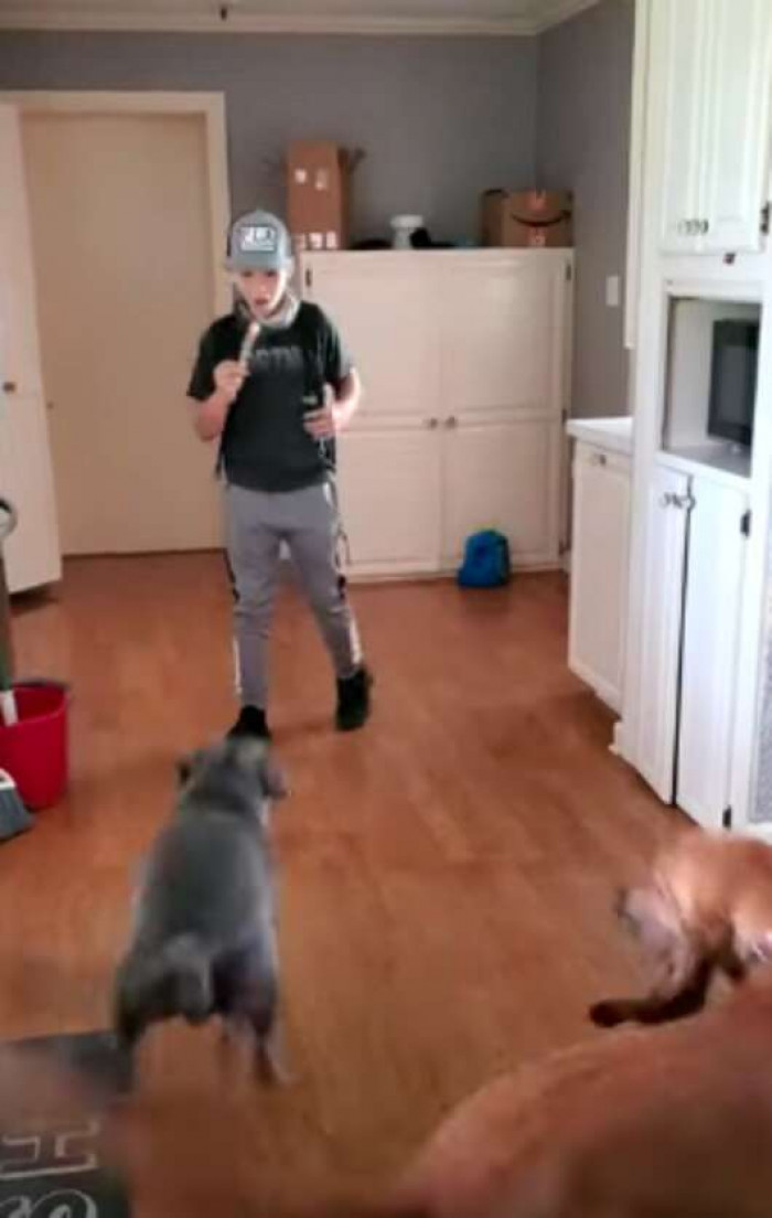 Tyler shocked to see Bruiser