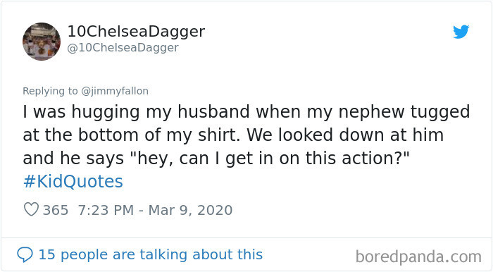 26. Free hugs, kid.