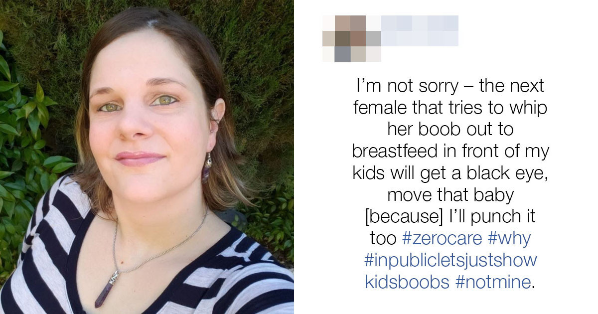 A Facebook Mom Threatening Mothers Who Breastfeed In Public Resulted In