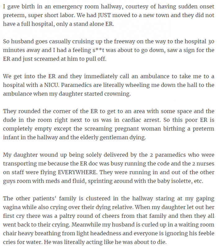 17. Literally life and death.  