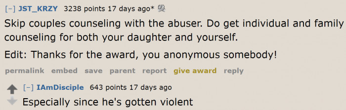 He hasn't laid a finger on them, but people fear it will worsen over time.