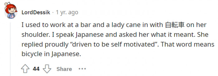 21. LOL. Poor self-confidence just took a huge hit.