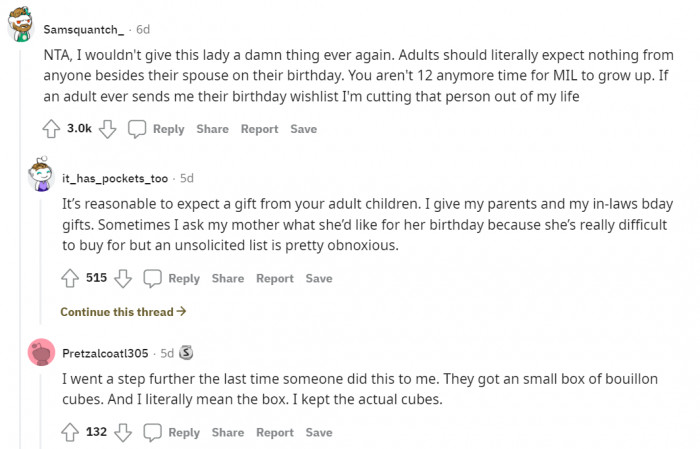 Others think that she acted like a child.