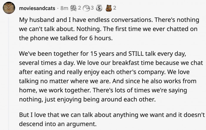 3. A couple with healthy communication