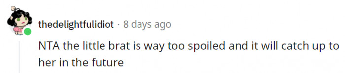 Let's see what happens when she starts making her own decisions