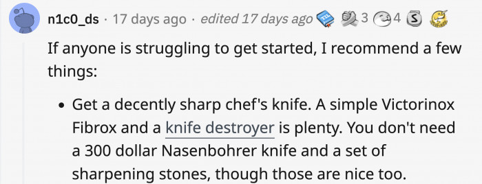 To make that advice even more actionable, someone shared how they can start.