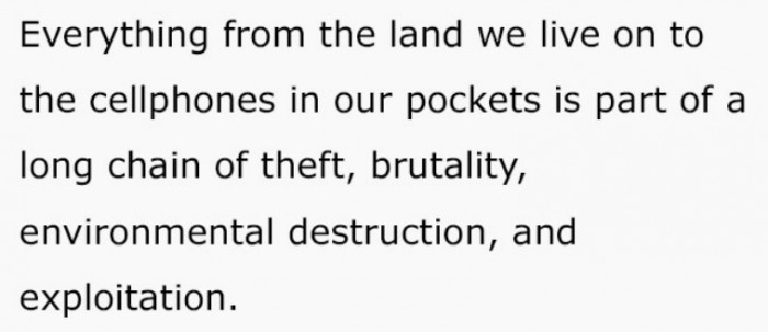 Yet here we are, striving to reach the power or position that exploits others.