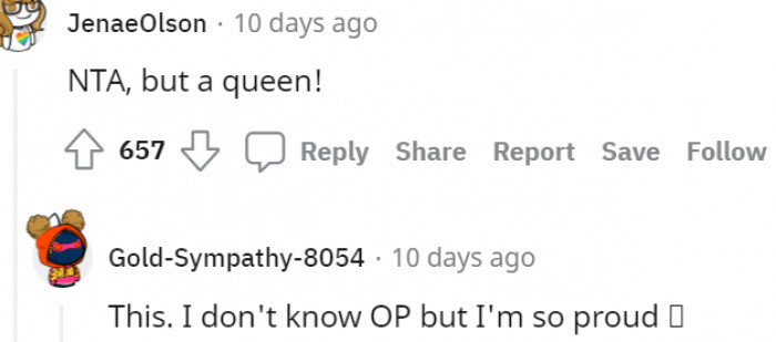 9. I don't know about you, but I'm proud of you