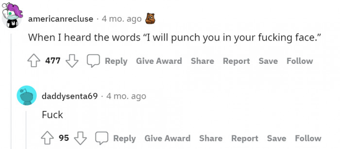 #13 His 'punch' line.