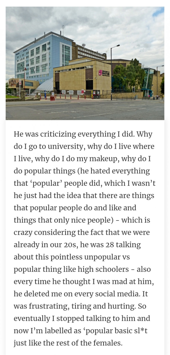 17. He would surely categorize all the women he used to date in that way.