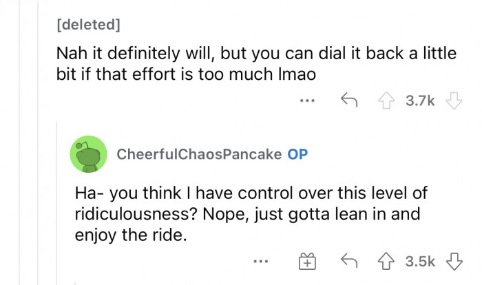 She was basically on autopilot; you can’t control these things.