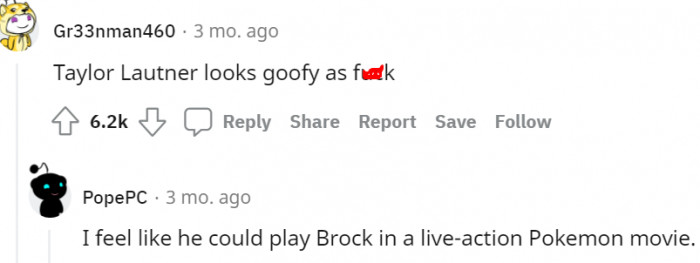 21. Let Taylor Lautner join us on stage, please...