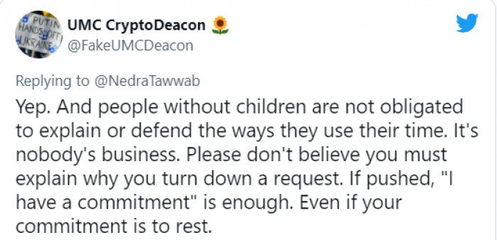 9. A commitment is a commitment