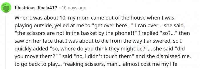 18. That's some quick thinking...