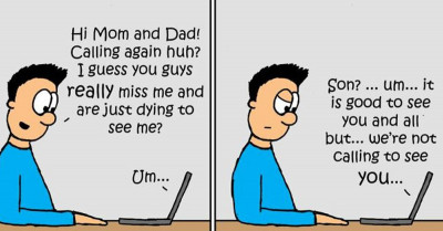 Comics About Everyday Life With A Purrfect Feline Friend, By Nick Filippou