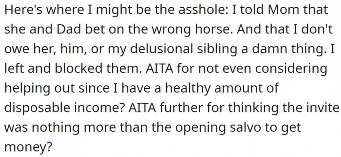 Unfortunately, her family only sees it as an opportunity to demand money from her.