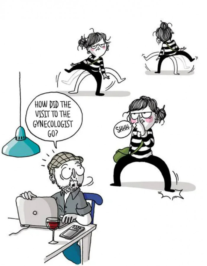 22. Problems girls face after visiting a gynecologist.