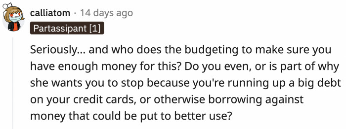 If you can't eat at the restaurant because of a tight budget, how can you afford to host people that often?