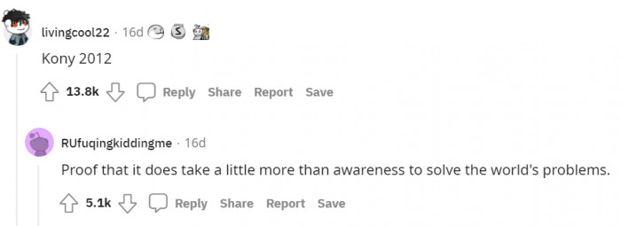 8. It takes some action too.