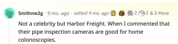 Maybe they just blocked you in fear that you would elaborate on that colonoscopy