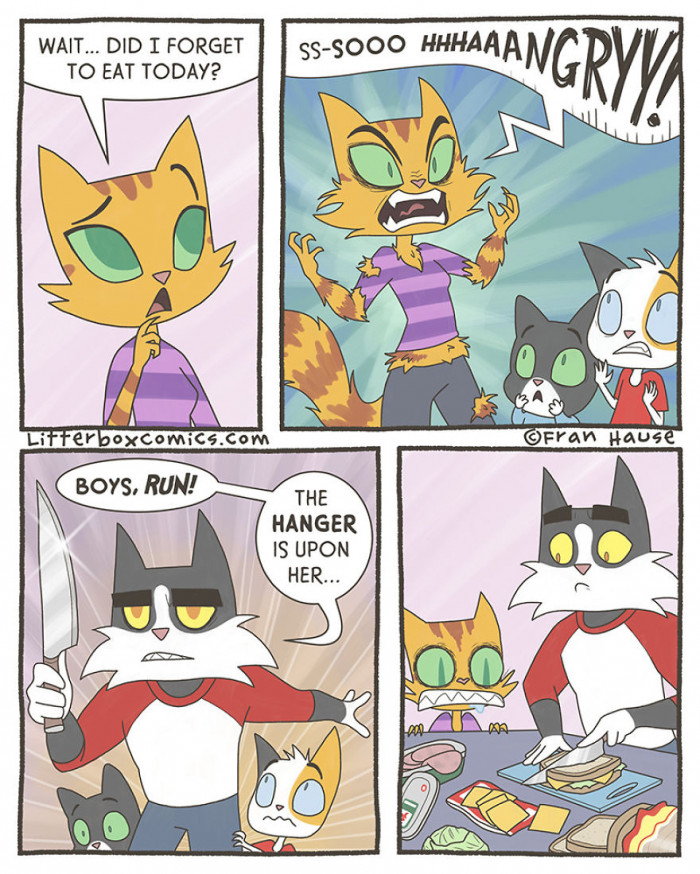 Cat Lover and Mom Of Two Makes Totally Relatable Comics That Are Super ...