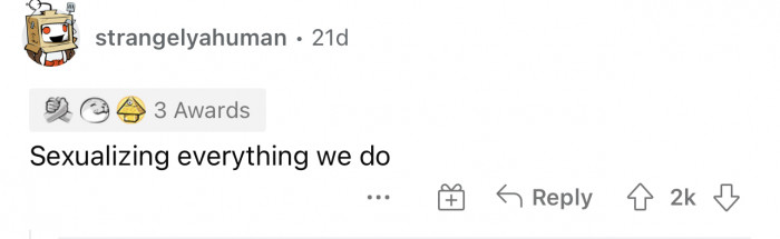 Women are more than sexual objects.