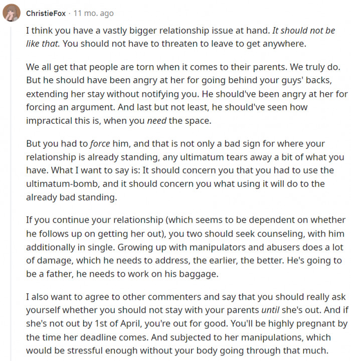 According to ChristieFox, OP may have bigger issues at hand.