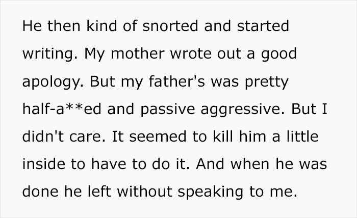 He snorted and wrote...