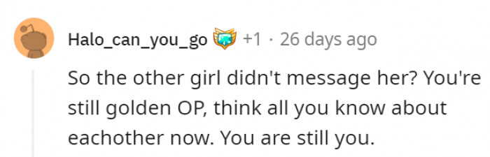 The best part is they kept texting each other because they genuinely liked talking to one another