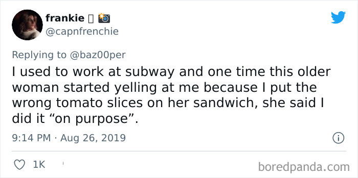 #27 The one with the wrong tomato slices issue