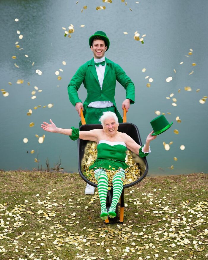 12. No doubt about granny being his lucky charm and ours, hope you find yourself a pot of gold.