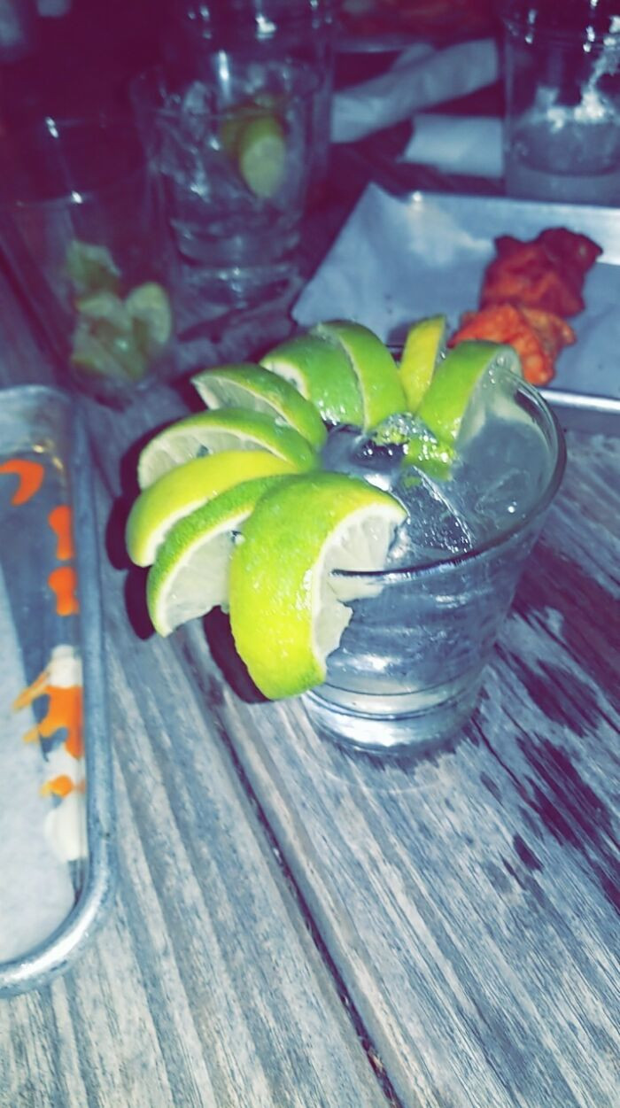 19. Wanted a vodka soda with a bunch of limes
