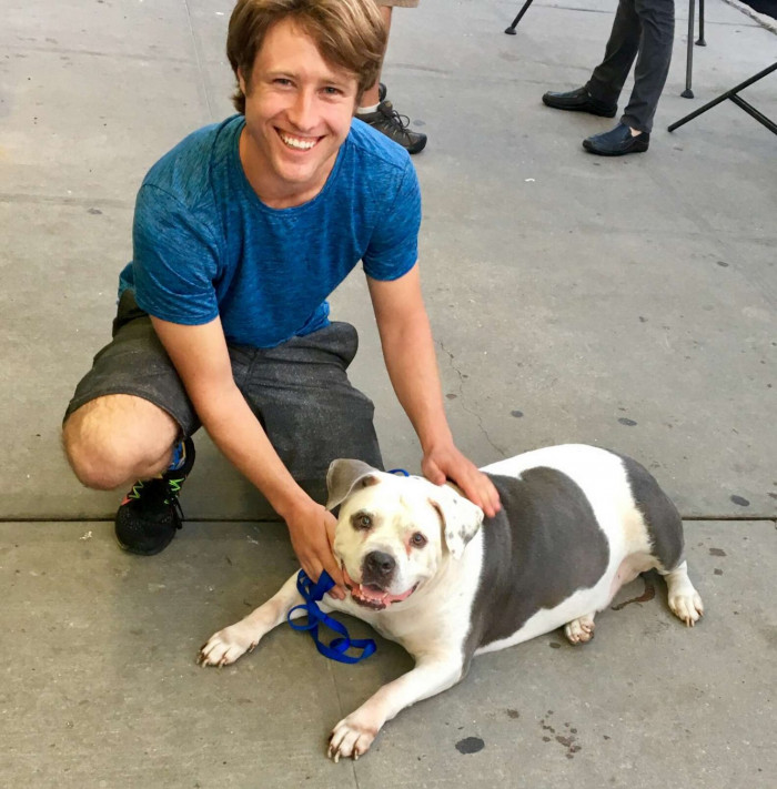 Here is the photo of Eric with Mamas. These smiles speak for themselves.