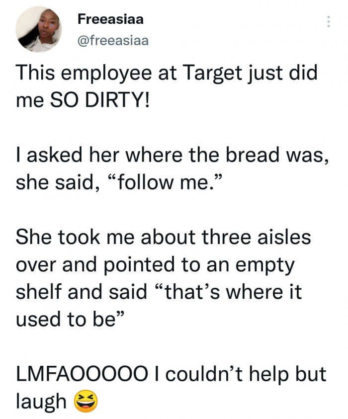 2. She's not wrong though