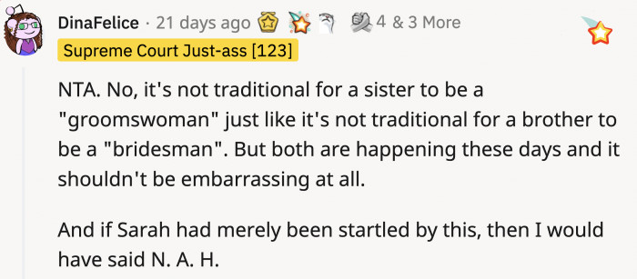 Keep up with the times, Sarah!