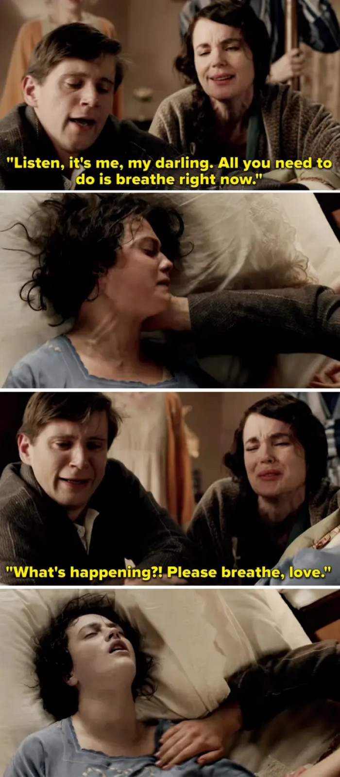 26. In Downton Abbey, when Sybil suddenly died right after giving birth 