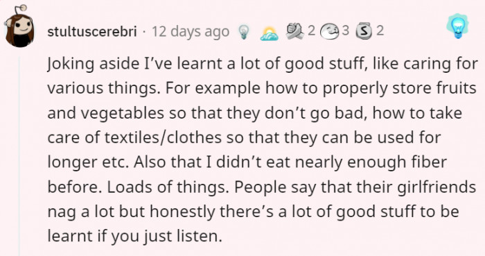 2. Women won't teach you these things if they don't care about you.