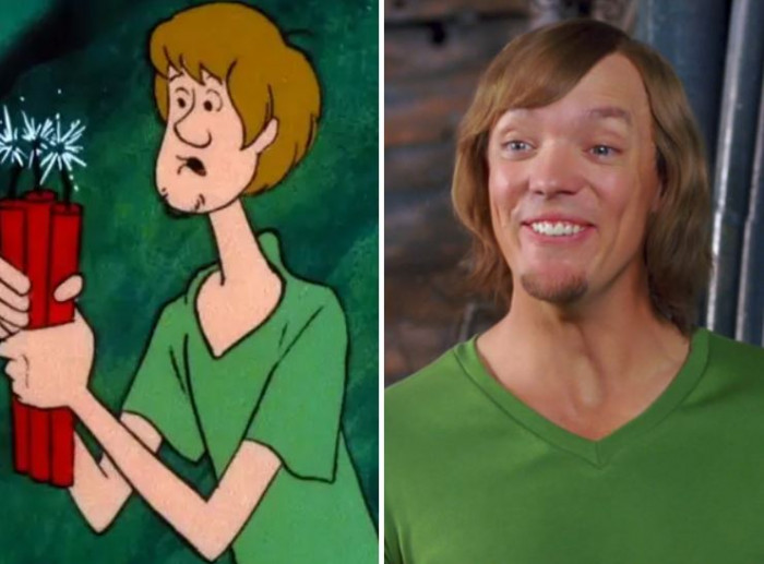 1. Matthew Lillard as Shaggy (Scooby-Doo)