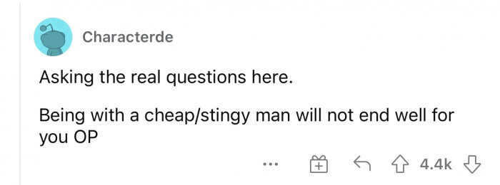 This is obviously a huge red flag.