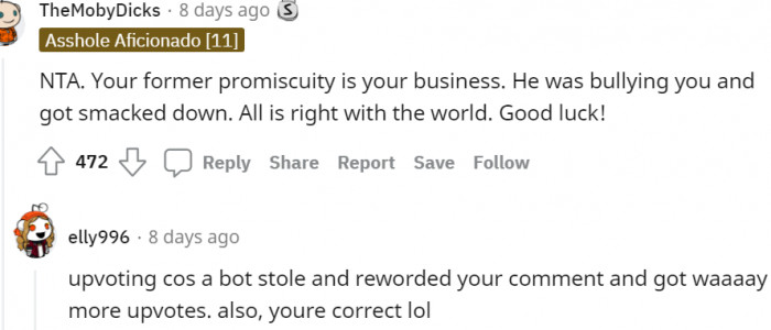 7. He bullied you and got smacked down