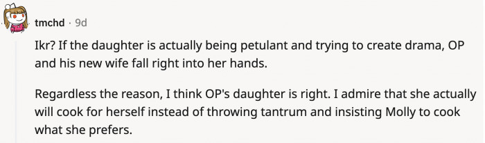 Maybe Two Can Play at This Game. We're in the Daughter's Corner, BTW