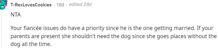 9. She doesn't need the dog