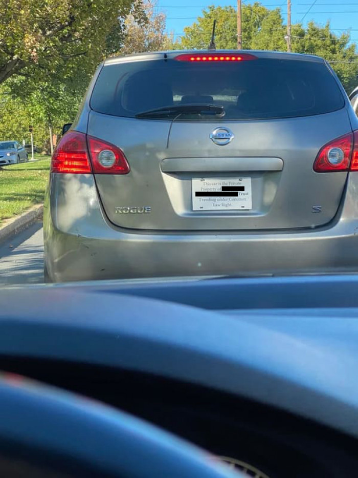 9. “What Is This Weird License Plate, And What Does It Mean?”