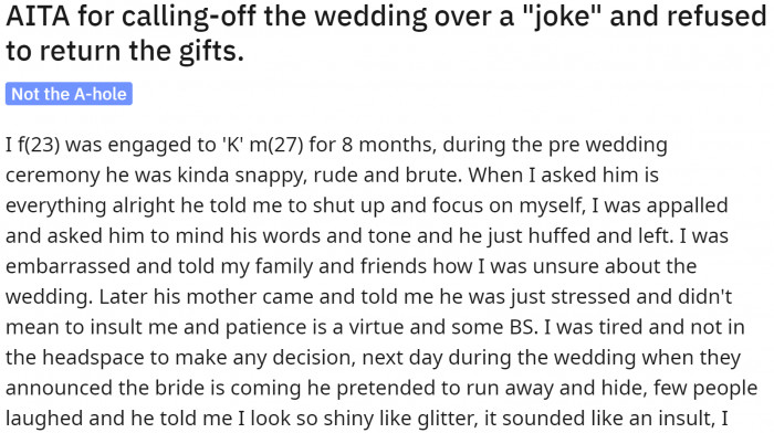 Wedding is a huge decision, maybe the biggest and most important one in life.