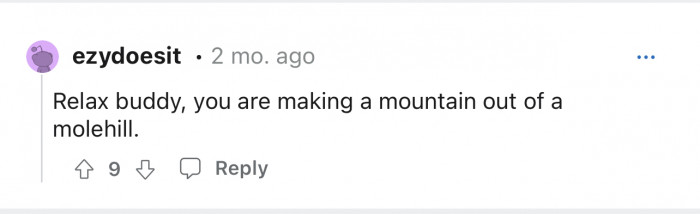 Are they being dramatic?