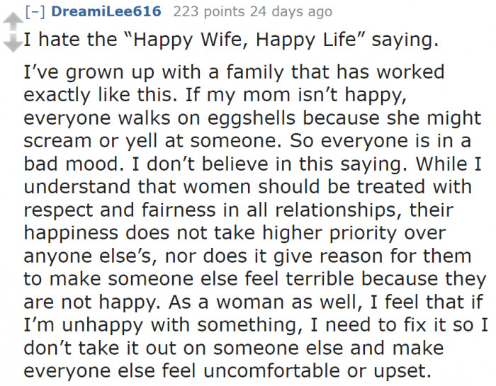 The old saying only causes a family to become toxic.