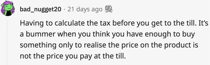 29. Tax is not included