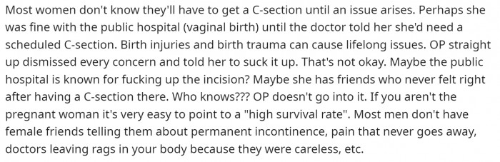 About Money and Hospitals...