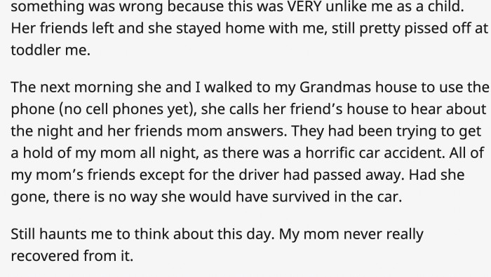 That tantrum was so unwelcome but necessary to delay the mom
