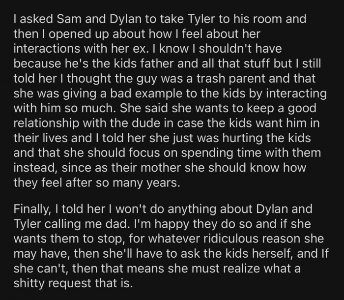 OP ended up confronting his wife about it.